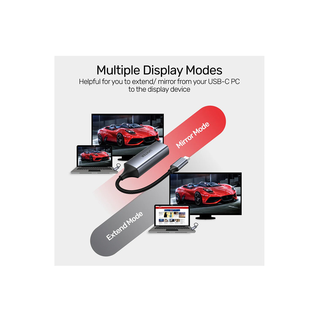 Unitek V1427A 4K 60Hz USB-C to HDMI 2.0 Adapter with Nylon-Braided Cable Unitek V1427A 4K 60Hz USB-C to HDMI 2.0 Adapter with Nylon-Braided Cable